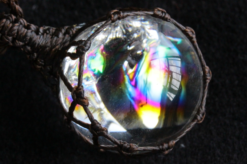 レインボー水晶